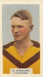 1933 Godfrey Phillips Victorian Footballers (A Series of 75) #30 Stuart Stewart Front